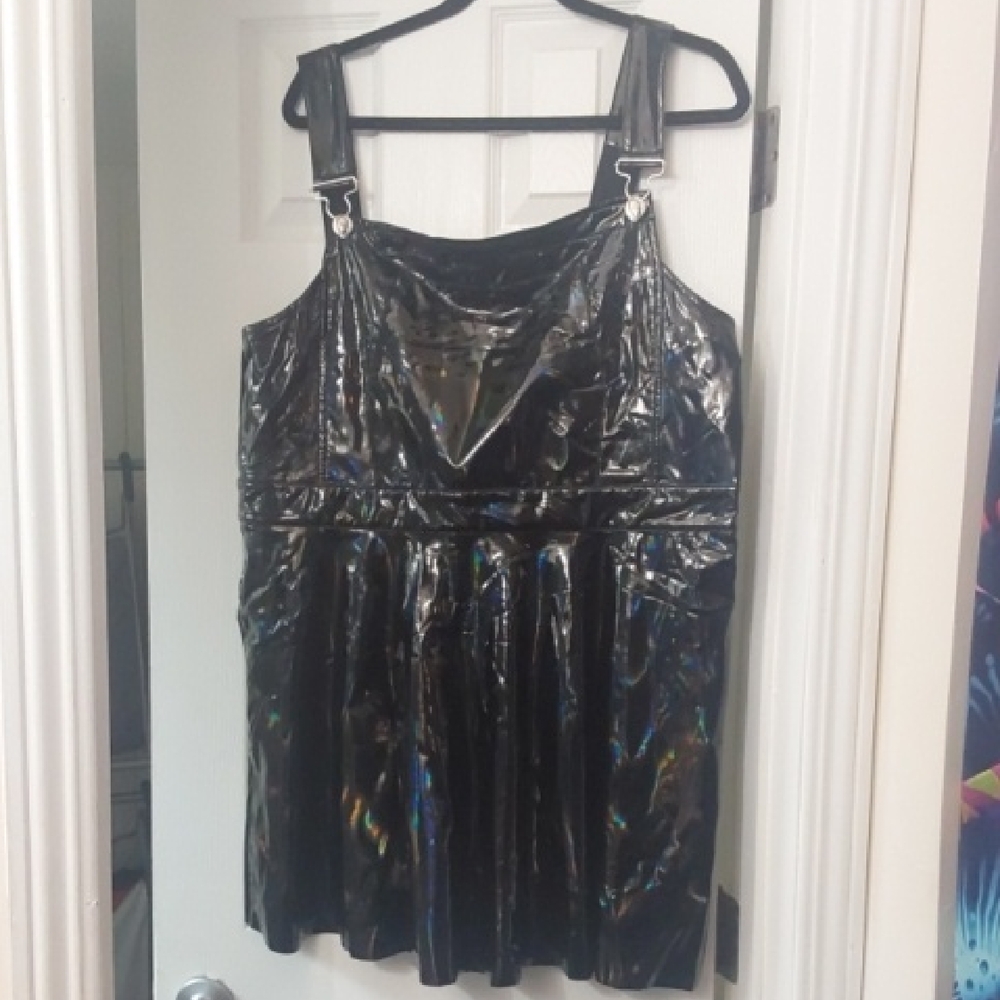 Killstar Black Glossy Dress